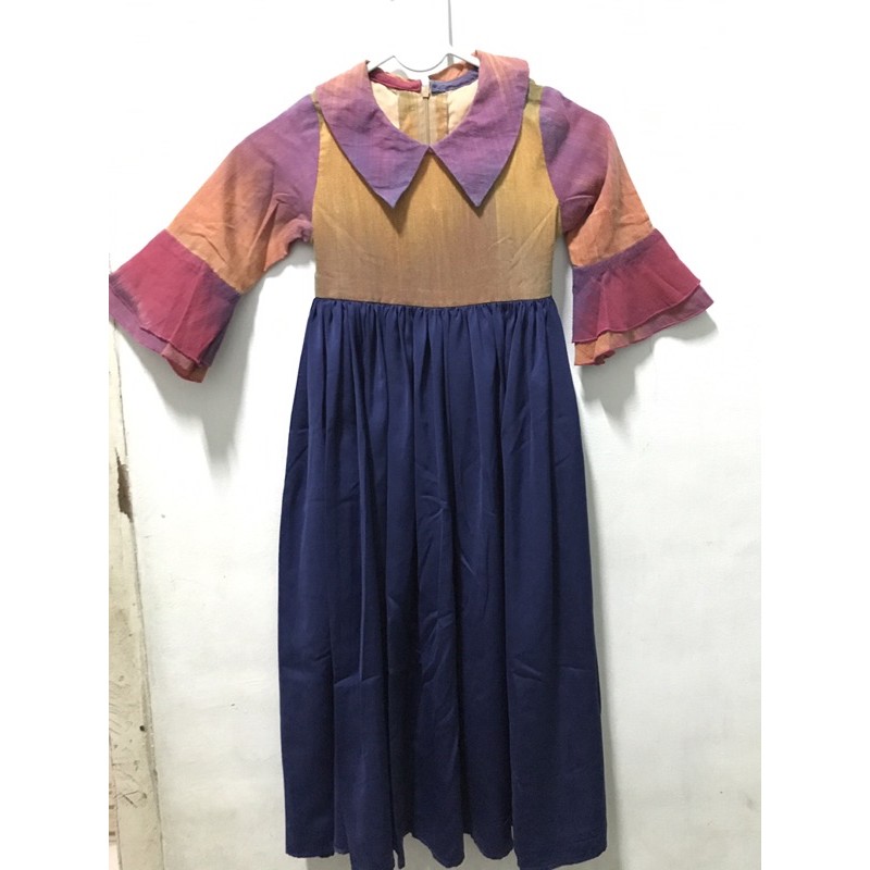 PRELOVED GAUN ANAK WARNA NAVY