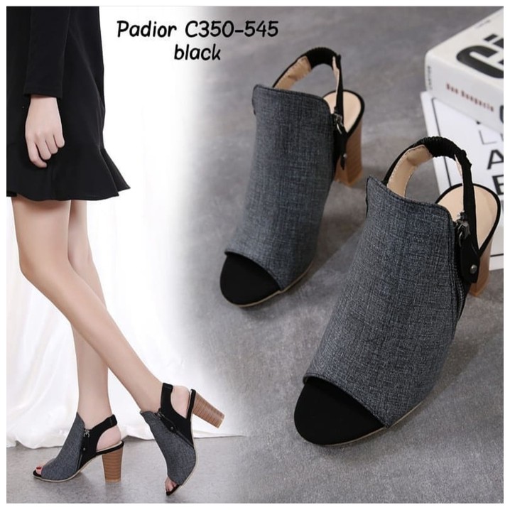 Terlaris Sepatu Wanita Sepatukantor Heelswanita Sepatuheels K54F8  Heel Cantik Resleting Nl51 - ,