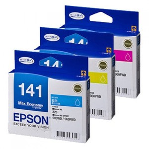 TINTA EPSON 141 @ CYAN,MAGENTA,YELLOW ORIGINAL