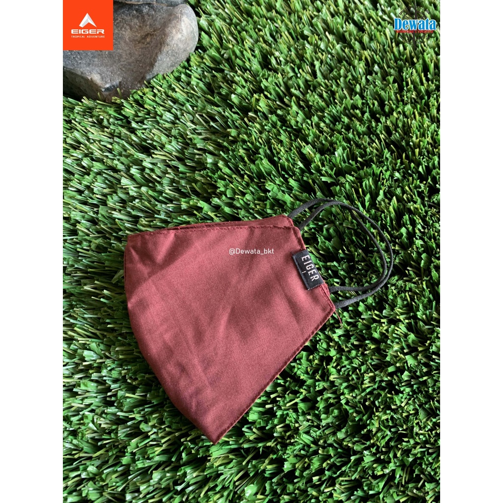 EIGER001 MASKER NON MEDIS KAI E89 MASK ADULT MAROON 6095