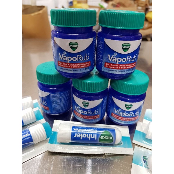 VICKS VAPORUB 50GR/VICKS INHALER 0.5ml
