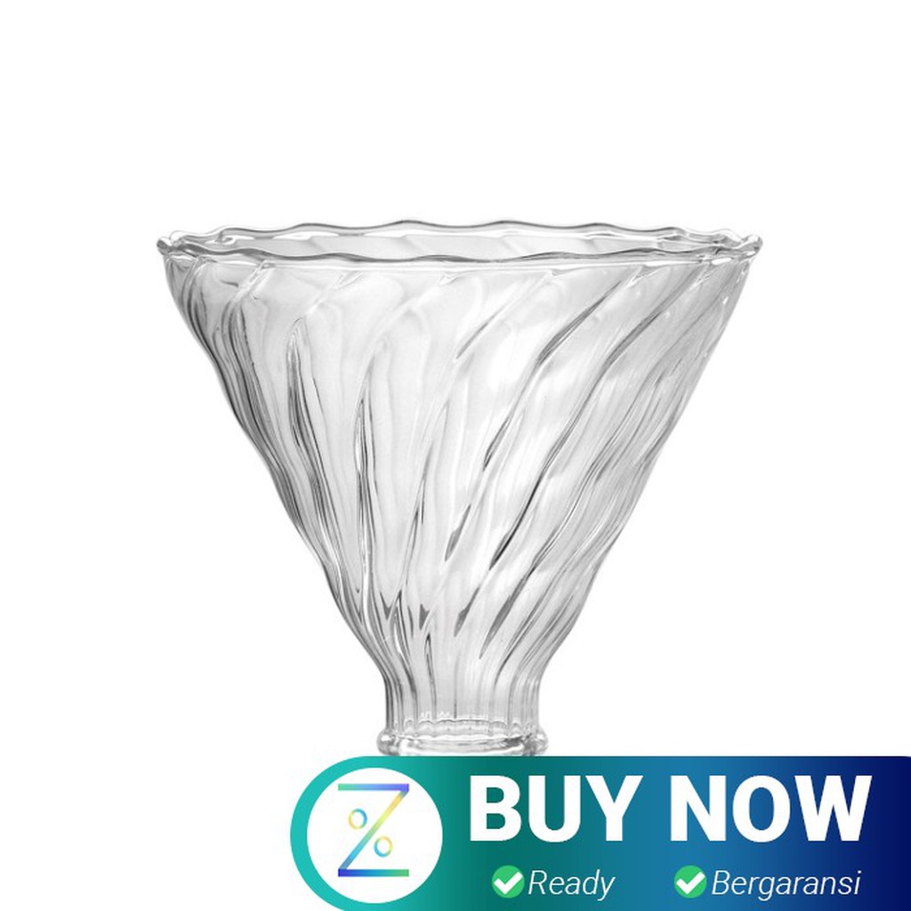 SELUNA Filter Penyaring Kopi V60 Glass Cone Coffee Filter Type 2 - SE101