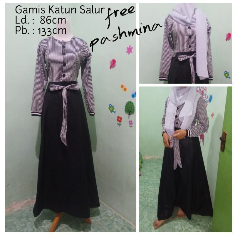 Gamis Katun Salur