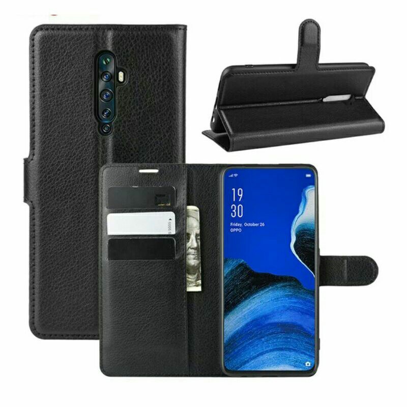 Oppo Reno 2F Case Flip Cover Casing Leather Wallet Sarung Oppo Reno 2F