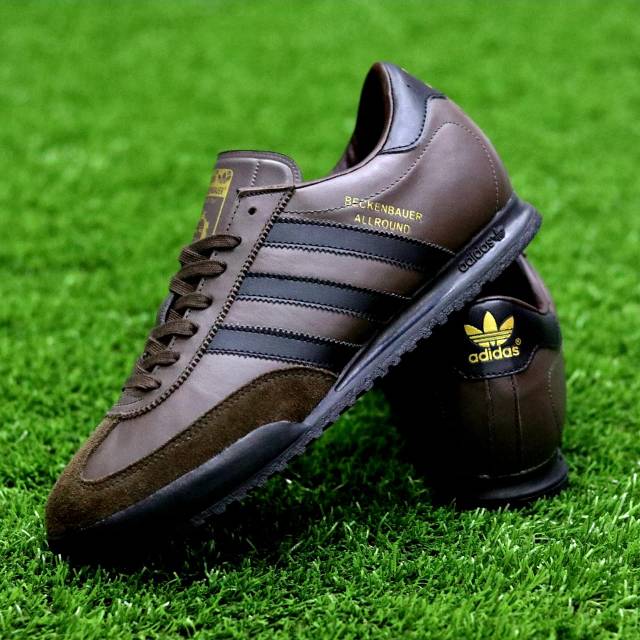 adidas beckenbauer allround brown black original bnwb made in indonesia