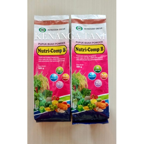 Pupuk Buah Nutricomp B Kemasan 500gr