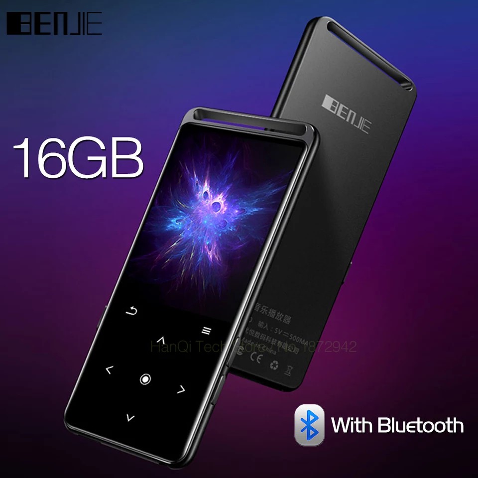 Jual BENJIE M6 Bluetooth 5.0 Lossless MP3 Player 16GB HiFi Portable