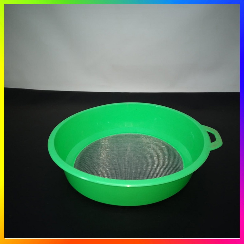 Ayakan Tepung Terigu 19cm Saringan Santan Plastik Saringan SerbagunaWarna Acak