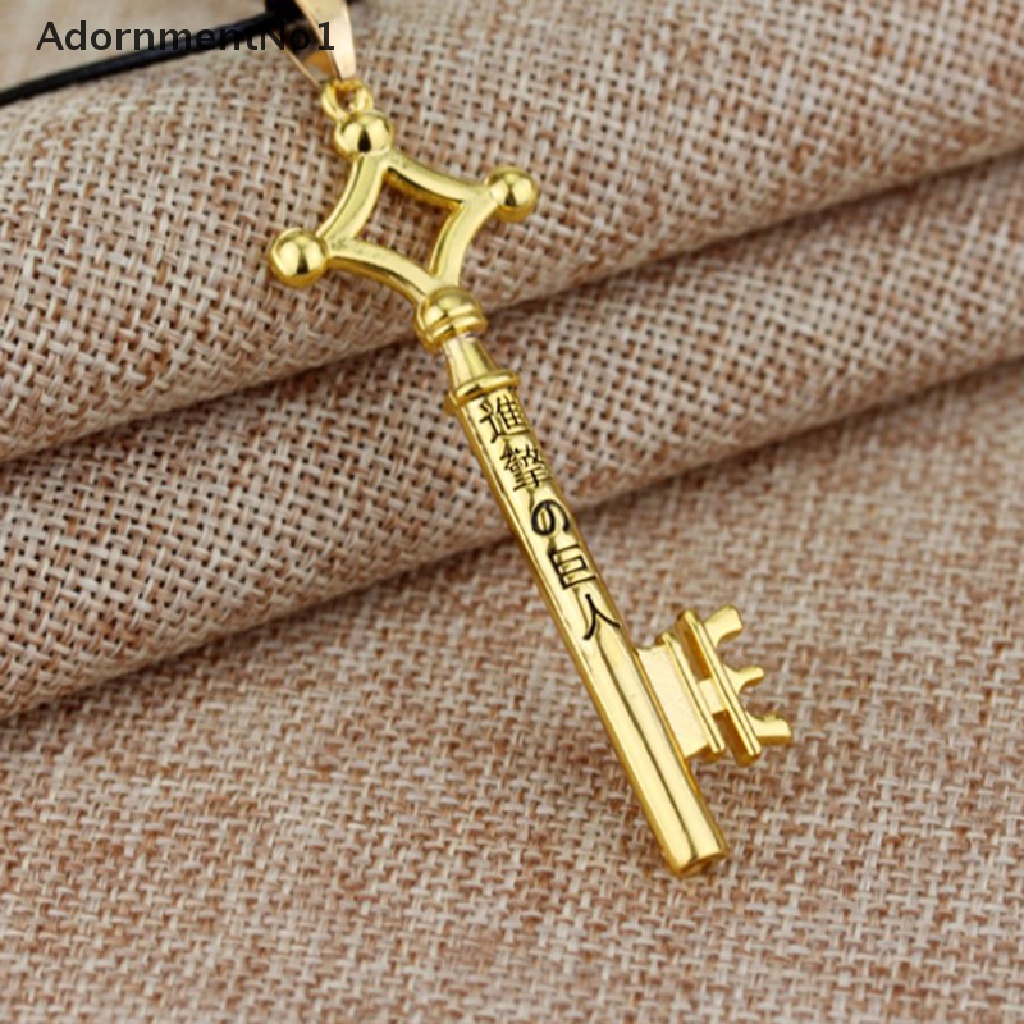 [AdornmentNo1] 1pc Attack On Titan Necklace Pendant Fashion Vintage Retro Anime Jewelry [new]