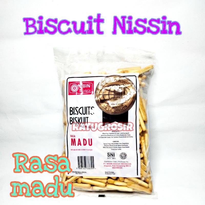 

Biskuit Kering Nissin Rasa Madu 300 Gram