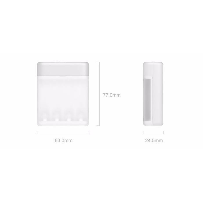 Xiaomi ZMI Battery Rechargeable + Docking AA - 4 Pcs Battery AA + Docking