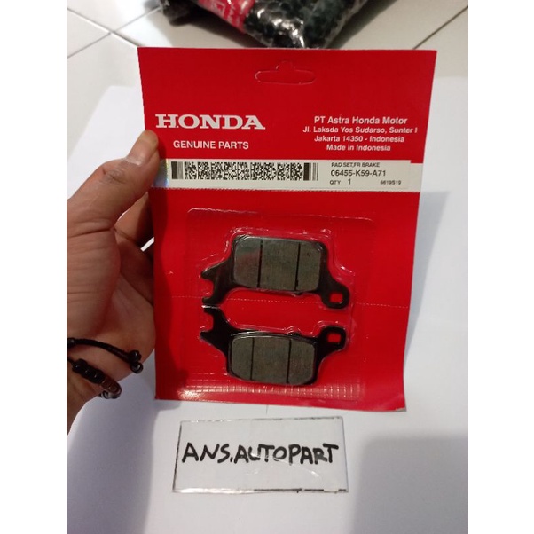 KAMPAS REM CAKRAM DEPAN VARIO 150-K59 ORI