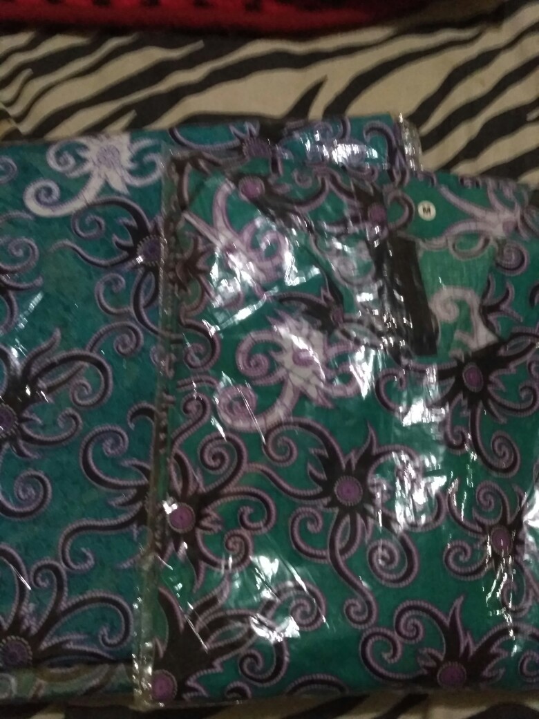Baju Batik Couple Keluarga Seragam Gamis Jumbo Couple Motif Kaltim / Batik Couple Keluarga