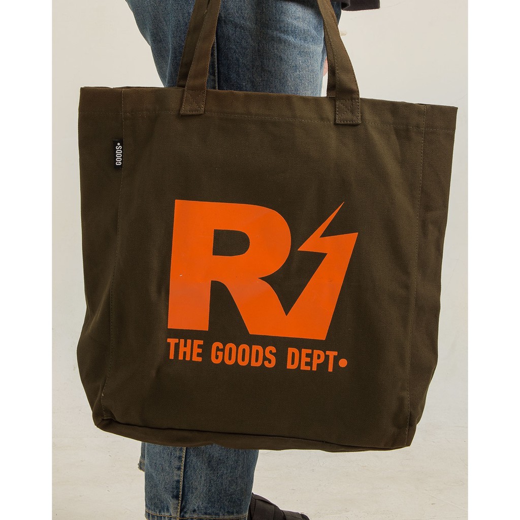 The Goods Dept x Ripple - THUNDER R OLIVE TOTE BAG