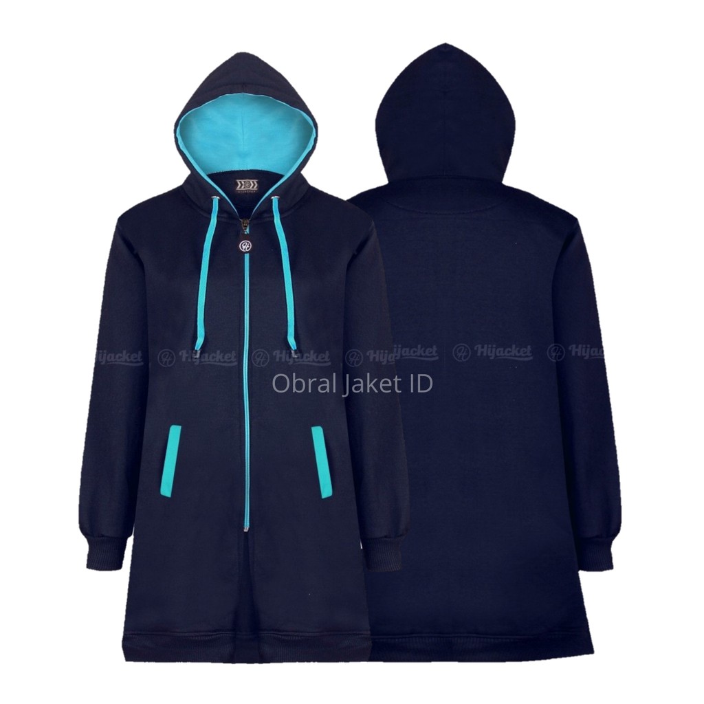 Hijacket Basic Navy Original Bandung | Hoodie Wanita Murah Size L XL XXL Garansi 100%-NAVY x TURKISH