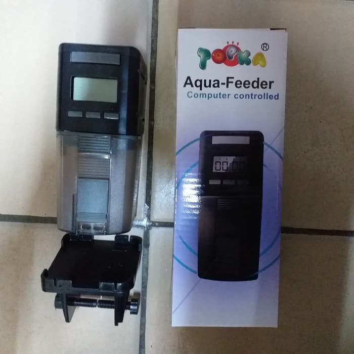 Aqua Feeder TOPKA Pakan Ikan Otomatis Food Timer Digital 24 Jam