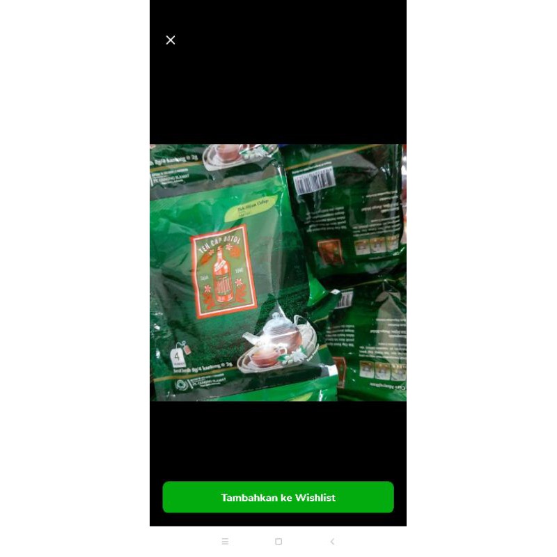 

TEH CELUP CAP BOTOL