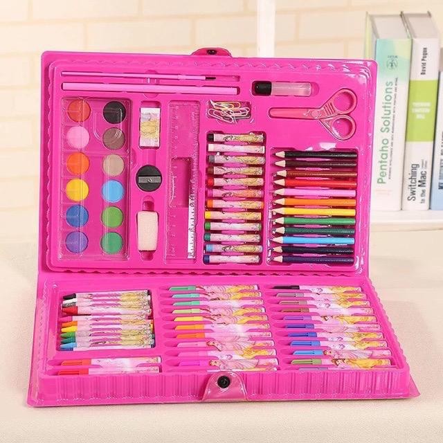 

Pensil Warna 86Pcs In 1 Crayon Anak Art Set Alat Lukis Menggambar Seni Ukuran 5x23x4 cm- PINK
