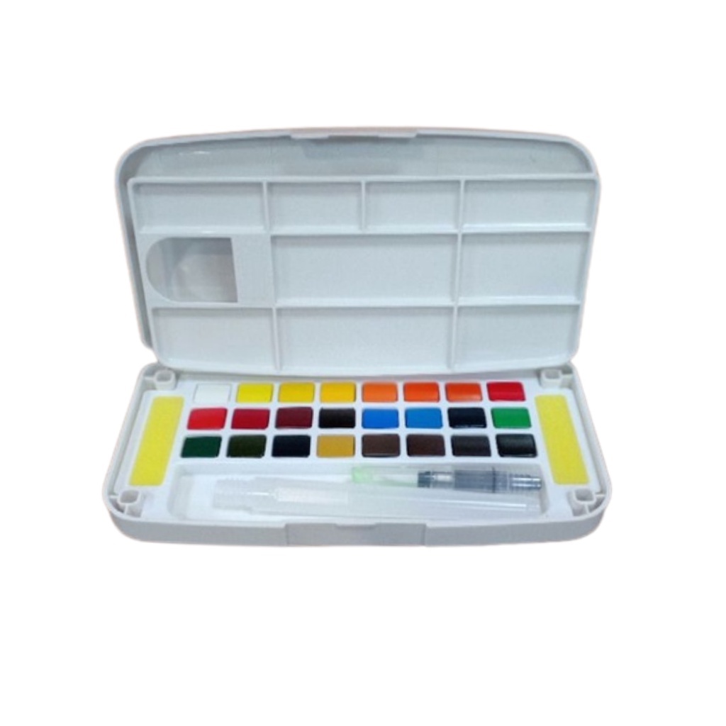 

Gramedia Banjarmasin - Superior Water Color Solid 24 Colours With Brush