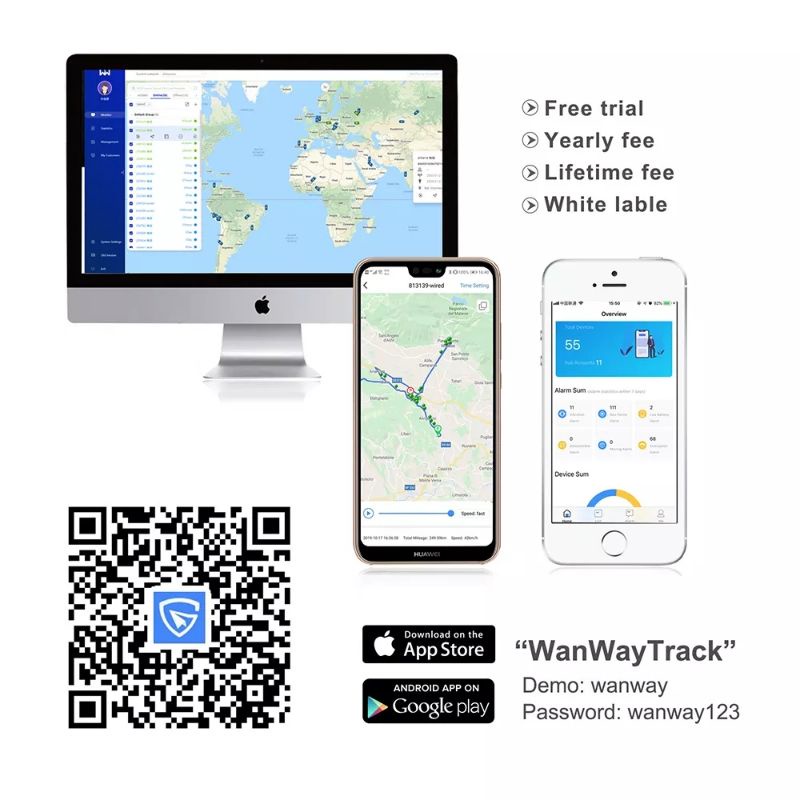 gps tracker wanway ev02 original dari pabrik wanwaytech