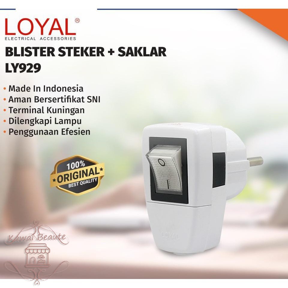 LY-929 Steker Arde + Saklar ON/OFF Loyal