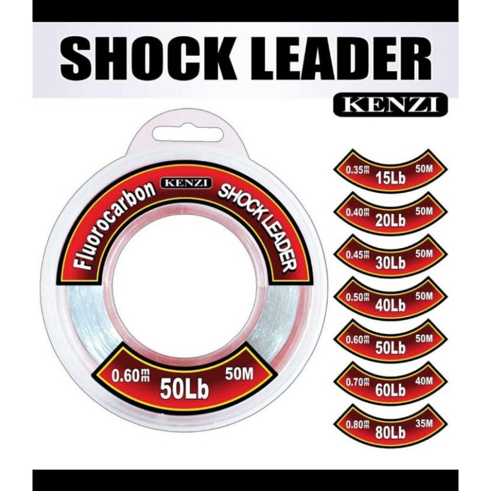 SENAR SHOCK LEADER KENZI(FLURO CARBON)