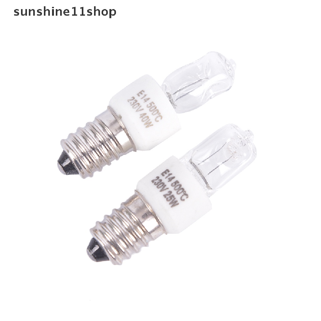 Sho Bohlam Lampu Halogen E14 Tahan Suhu Tinggi Aman Untuk Microwave / Oven