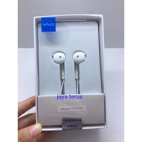 Headset VIVO XE680 Original Hifi Handsfree Earphone Vivo With Mic XE680