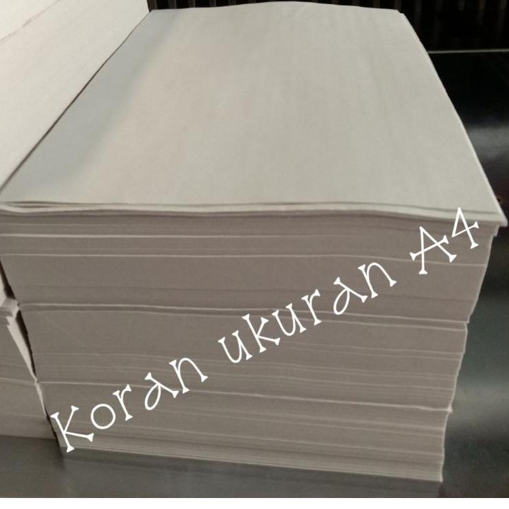 

Obral Terbatas Kertas koran ukuran A4 1 rim (500 lembar)