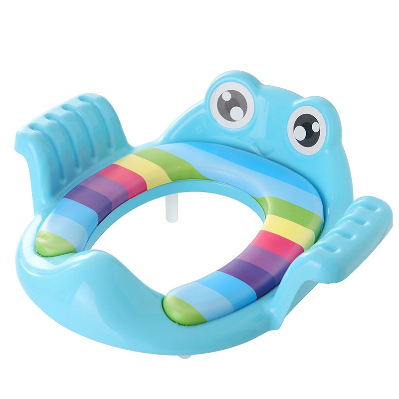 LKM118 Dudukan Toilet Anak Soft Potty Seat Training Ring Closet With Handle [1KG 3PC] LITTLE KUMA