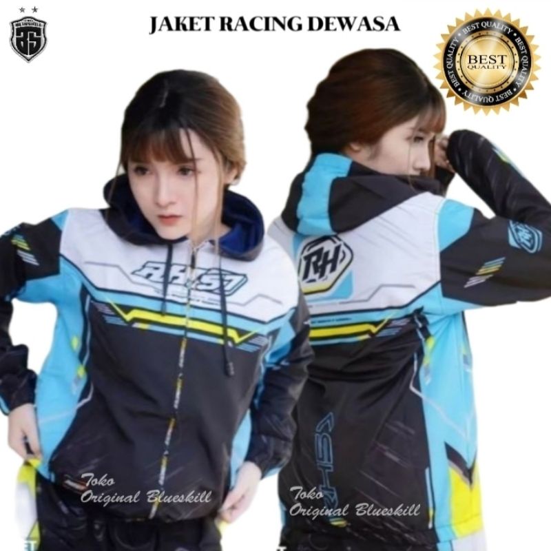 Jaket Recing Hell Lotto / jaket racing printing / jaket racing balap bahan lotto printing