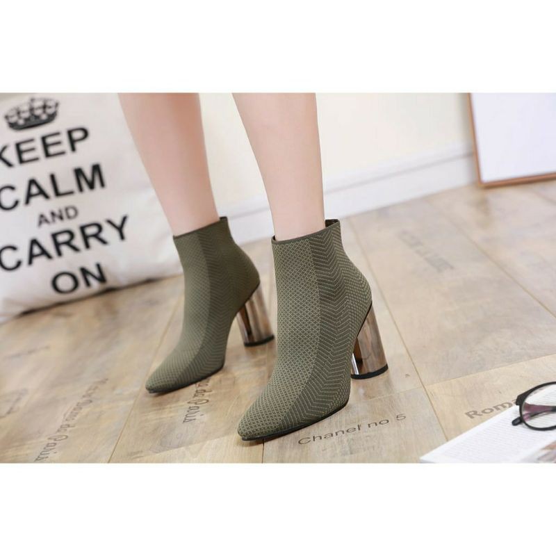 ZARA BOOT HIGHHEEL SHOES 6625 (PRELOVED) HARGA NETT