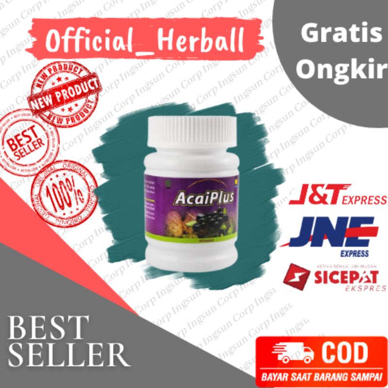 Acaiplus Acai Berry Pelangsing Nasa Tanpa Diet Original Herbal Alami