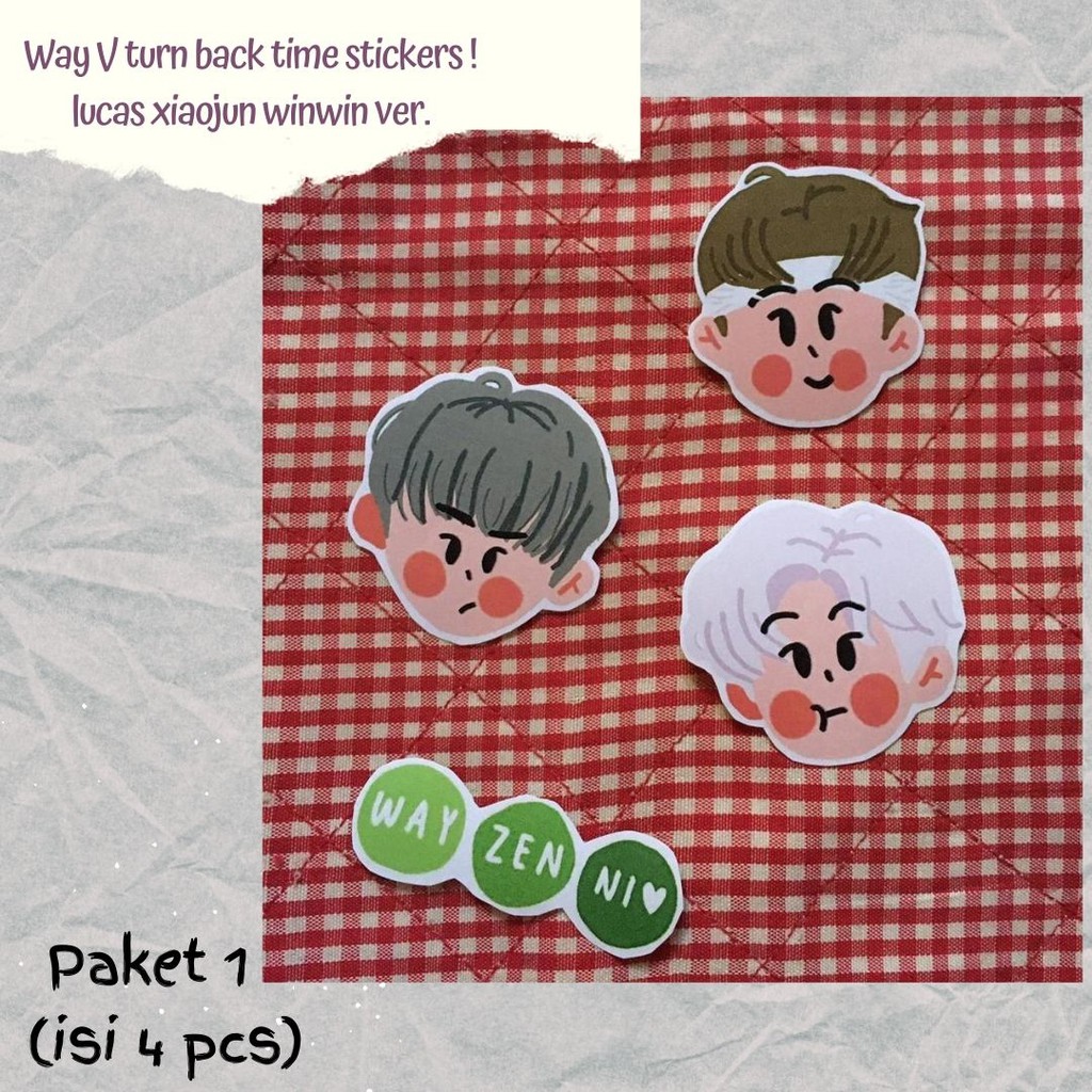 

WayV Stickers (Lucas Xiaojun Winwin ver.)