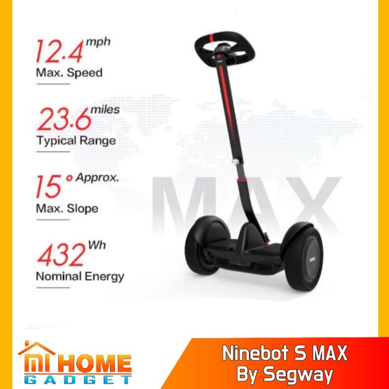 NINEBOT S MAX BY SEGWAY - Mini Pro S Max Smart Balance