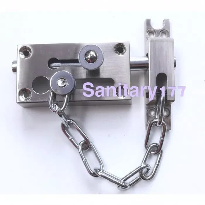 Grendel Pintu Rantai/ Slot Kunci Rantai/ Slot Pintu