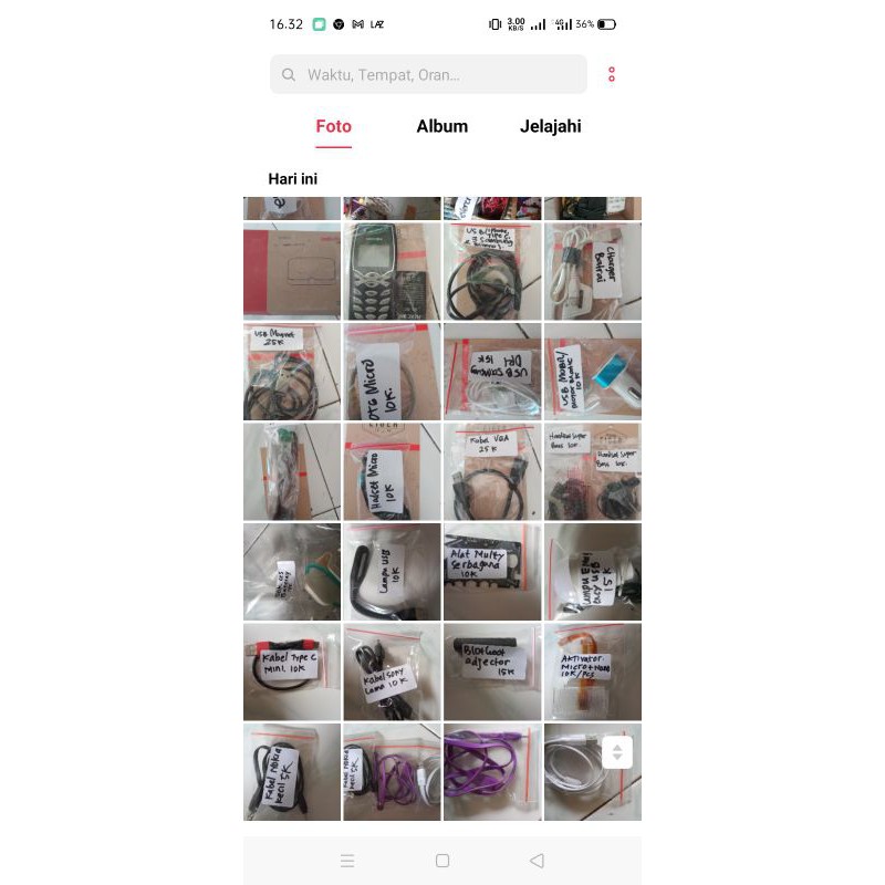 PRELOVED SERBA KABEL DAN USB