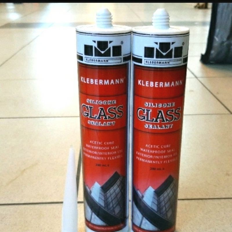 KLEBERMANN SILICONE SEALENT GLASS CLEAR / BENING
