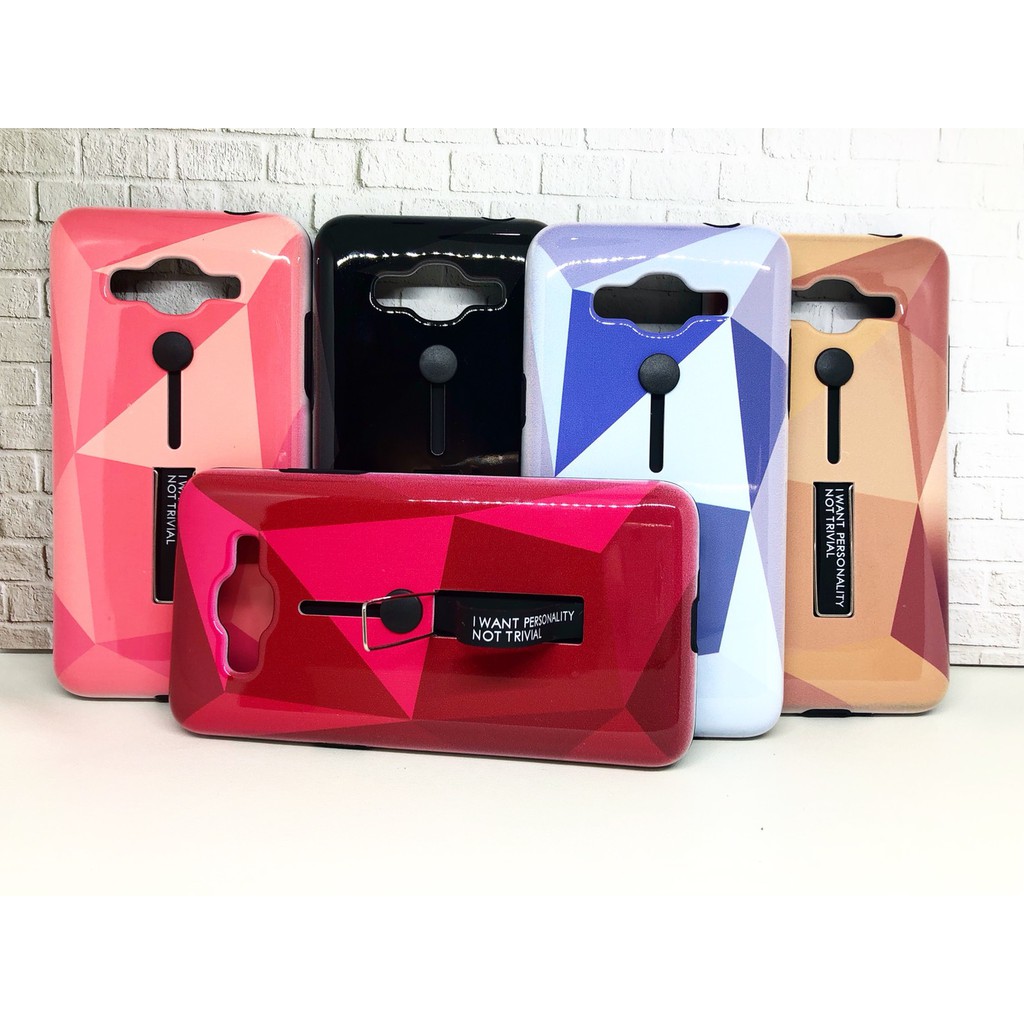 Hardcase Kick Stand Holder GRIP KILAT Glossy Samsung A6+ 2018,J2 Core,J4,J4+,J6,J6+,J8