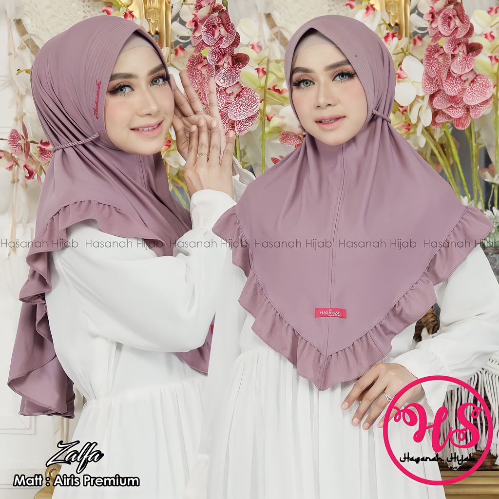 JILBAB INSTAN ZALFA HASANAH HIJAB JERSEY AIRIS