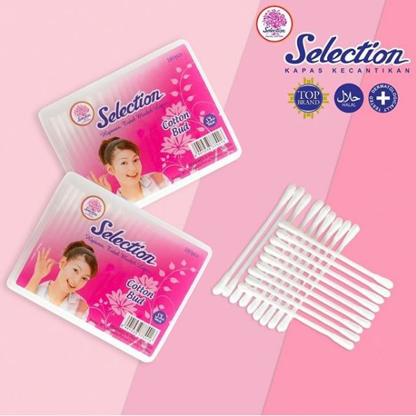 Selection Cotton Bud 100 / Cotton Bud Selection Box isi 180Pcs / Cotton Bud Selection Baby