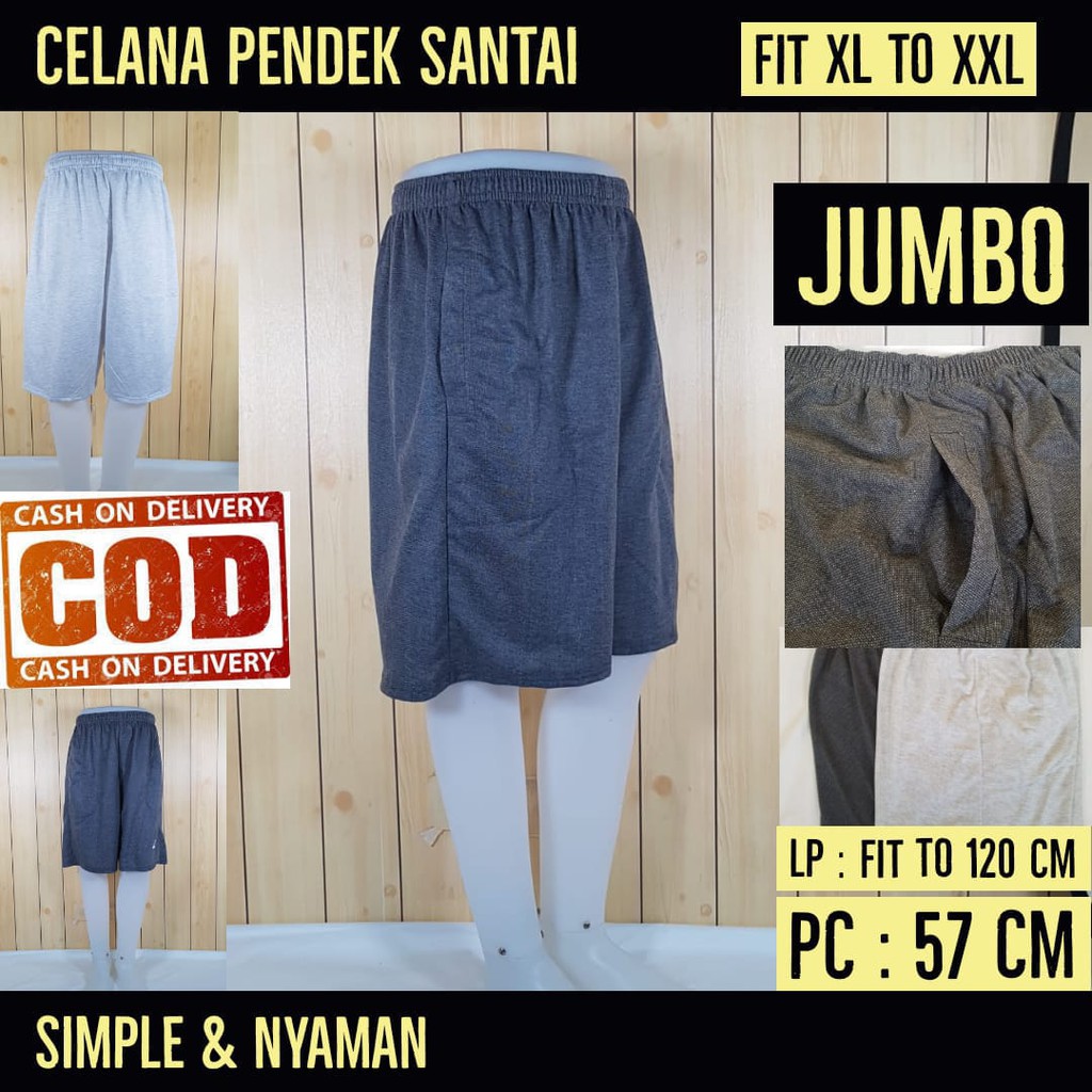 Celana Training Jumbo Pendek Pria / Celana Pria / Celana Training / Celana Trening