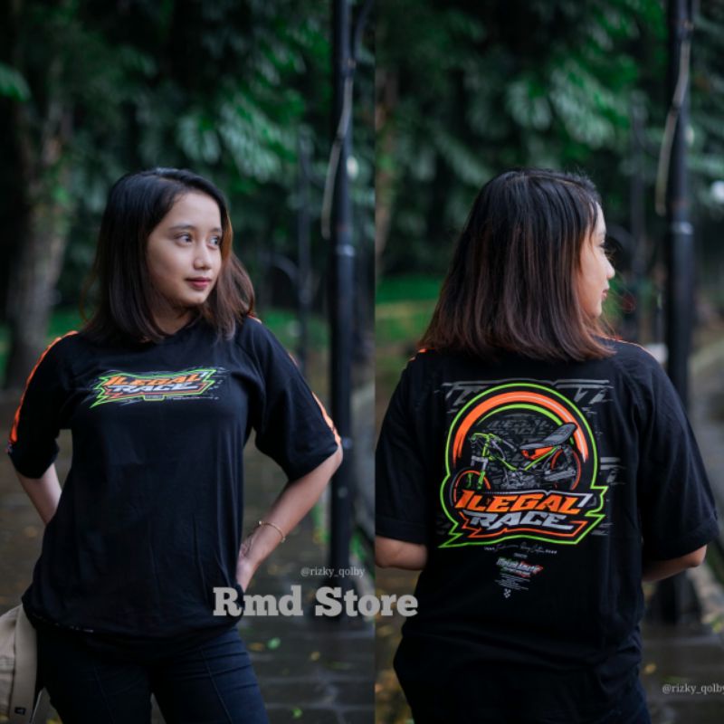 KAOS RACING PRIA ILEGAL RACE PRIGINAL/KAOS DISTRO PRIA/KAOS COWOK/KAOS PRIA MURAH/KAOS BALAP/KAOS DR
