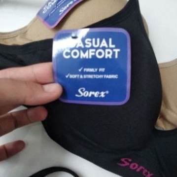 Bra sorex tanpa kawat casual comfort rajut halus lembut bra bh wanita dewasa sorex busa tipis