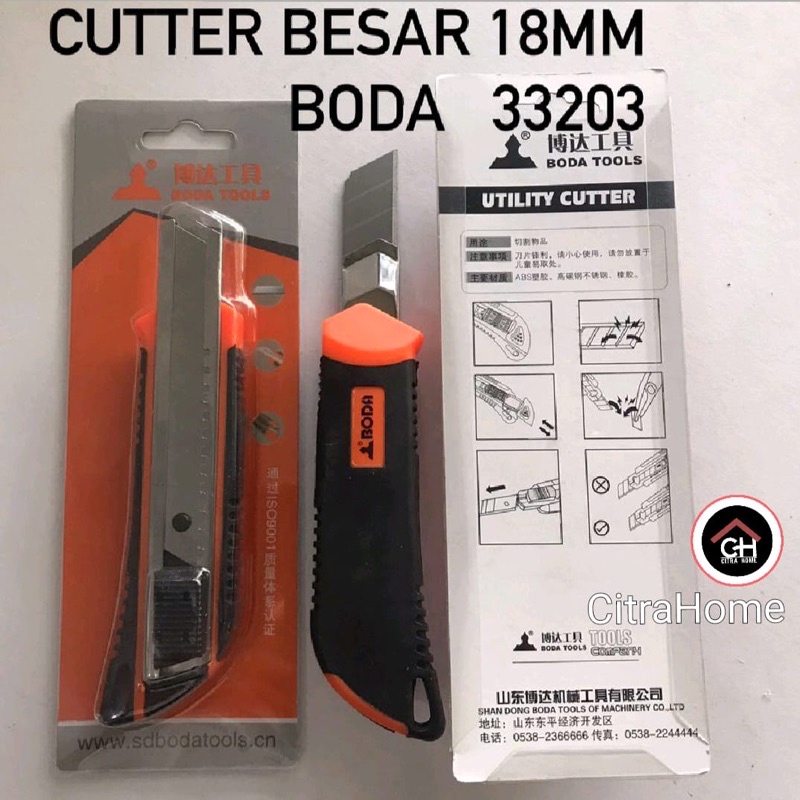 

Cutter Besar 18mm Boda 33203