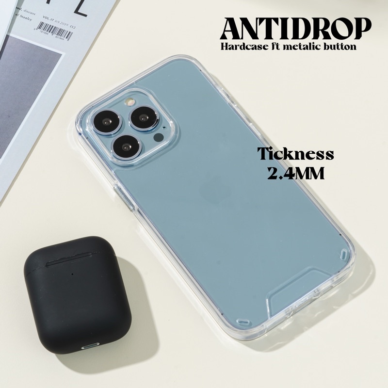 antidrop invisible case bening 2.4mm case for iphone 7 8 plus xs xr 11 12 13 pro max