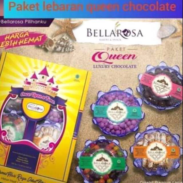

paket lebaran bellarosa queen 1 paket terdiri dari 4 toples dan isinya beda beda