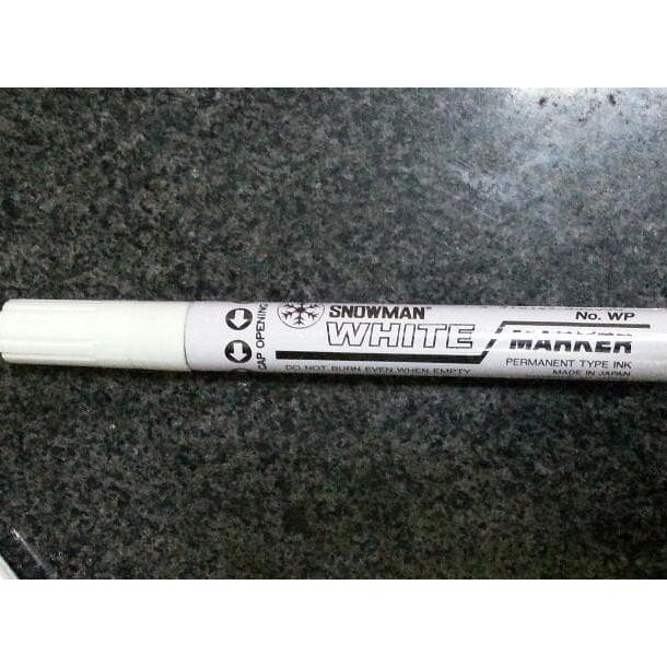 

SNOWMAN SPIDOL PERMANENT MARKER WHITE / SPIDOL PUTIH EXCLUSIVE
