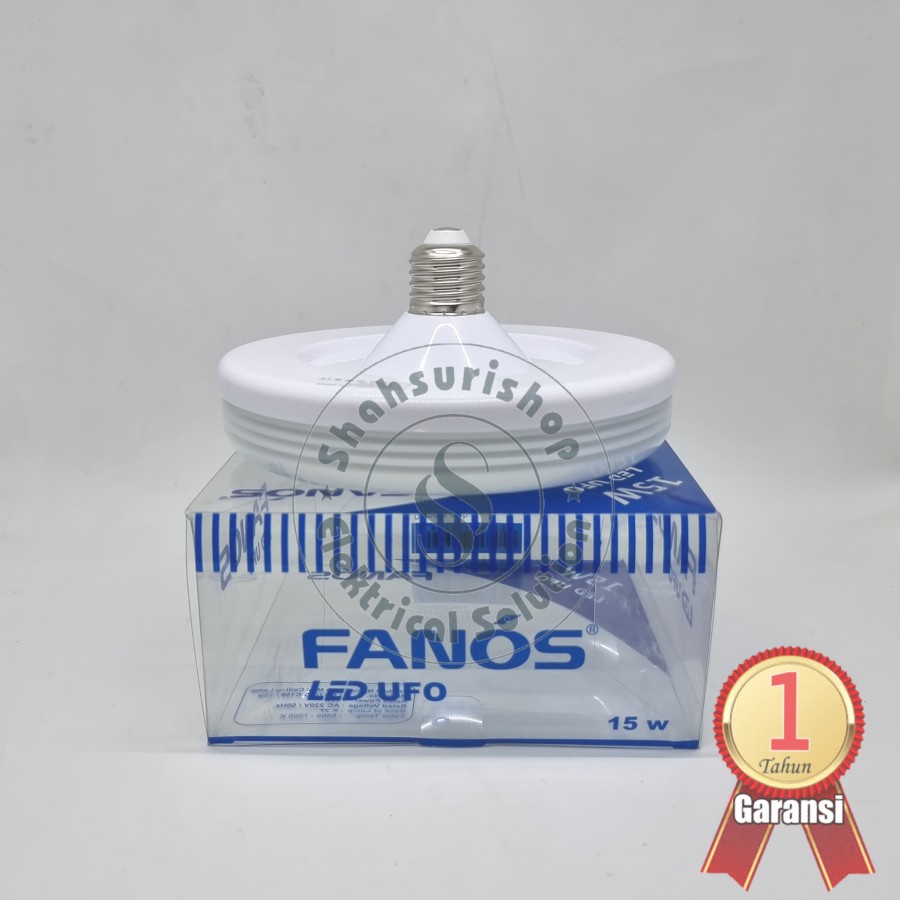 FANOS LAMPU UFO LED LAMP 15W 15 W 15 WATT MURAH BERGARANSI 1 TAHUN