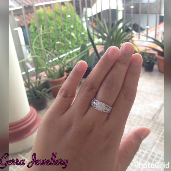 Terbaru  Cincin Cartier Cubic Zirconia, MURMER  Murah